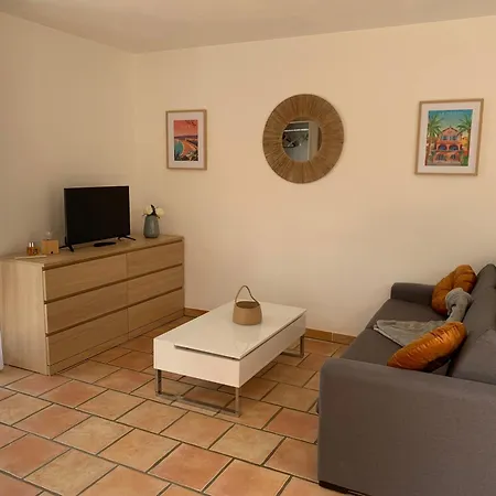 Studio Independant Neuf Avec Piscine Et Jardin Roquefort-les-Pins Extérieur photo