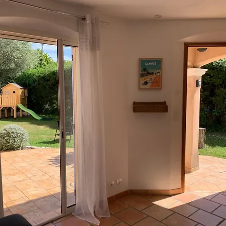 Studio Independant Neuf Avec Piscine Et Jardin Roquefort-les-Pins Extérieur photo